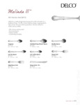Delco by Oneida Melinda III Flatware Catalog