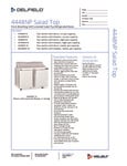 Delfield 4448NP-6.SpecSheet Delfield 4448NP-6.SpecSheet