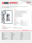 Delfin Industrial Mistral-302-Torch Spec Sheet Delfin Industrial Mistral-302-Torch Spec Sheet