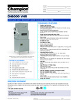 Champion DH6000 VHR Specsheet