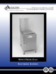 Donut Fryer-Gas Elec.Ign specsheet Donut Fryer-Gas Elec.Ign specsheet
