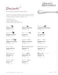 Oneida Donizetti Line Flatware Spec sheet