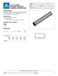 Double Flanged Tailpiece Specsheet Double Flanged Tailpiece Specsheet