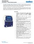 DRAINDOSE spec sheet