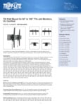 DWT60100XX Tripp Lite Wall Mount Specs DWT60100XX Tripp Lite Wall Mount Specs