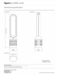 Dyson Pure Cool TP07 tech spec