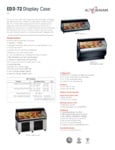 ED3-72 Display Case Spec Sheet ED3-72 Display Case Spec Sheet