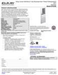 Elkay EFRC8K Spec Sheet