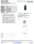 Elkay fsr5 Spec Sheet