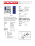 Eloma Genius 10-11 Gas Spec Sheet Eloma Genius 10-11 Gas Spec Sheet