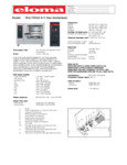 Eloma Multimax 6-11 Gas Spec Sheet Eloma Multimax 6-11 Gas Spec Sheet