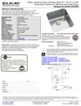Elkay ELUHAD131655PD Spec Sheet
