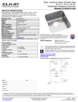 Elkay ELUHAD161650 Spec Sheet