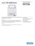 EpsonTM-U220BSeries Spec Sheet EpsonTM-U220BSeries Spec Sheet