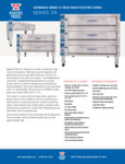 ER Deck Oven Spec Sheet