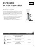 Espresso Doser Grinders Espresso Doser Grinders
