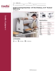 Estella Equipment 348BSLICE58 Specsheet