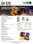 Shurtape EV057C Technical Data Sheet