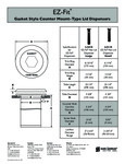 EZ-Fit Hot Lid Dispenser Diagram EZ-Fit Hot Lid Dispenser Diagram