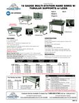 Advance Tabco 16 Gauge Multi-Station Hand Sinks Advance Tabco 16 Gauge Multi-Station Hand Sinks