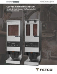 Fetco Coffee Grinders Spec Sheet