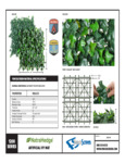 FICUS MAT - 12 PANELS SPEC FICUS MAT - 12 PANELS SPEC