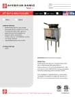 American Range Jet Burn Wok Ranges Specsheet