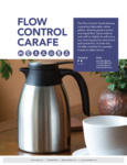 Flow Control Carafe_2025_Sell Sheet