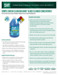Flyer_EN-US_SimpleGreenCB-GlassCleaner specs Flyer_EN-US_SimpleGreenCB-GlassCleaner specs