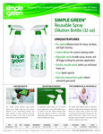 Flyer_EN_SimpleGreenDilutionBottle specs
