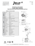 Zoeller 98-0001 Automatic Effluent Pump - 115V spec sheet Zoeller 98-0001 Automatic Effluent Pump - 115V spec sheet
