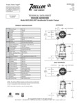 Shark Grinder Pump with Vertical Float Switch - 115V spec sheet Shark Grinder Pump with Vertical Float Switch - 115V spec sheet