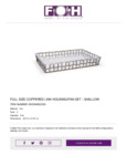 FOH_Full Size Coppered Link Housing Pan Shallow