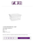 FOH_Half Size Drinkwise Pan Deep