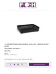 FOH_HalfSize_Metroweave_Black_Housing_Shallow FOH_HalfSize_Metroweave_Black_Housing_Shallow