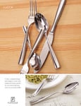 Fortessa Lucca Flatware specsheet