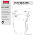 TRASHCAN ROUND BRUTE specsheet