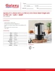 Galaxy 177GCU30 Specsheet