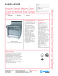 Garland MST45 Specsheet Garland MST45 Specsheet