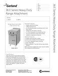 Garland 36ES15 Specsheet Garland 36ES15 Specsheet