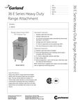 Garland 36ES16 Specsheet Garland 36ES16 Specsheet