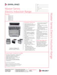 Garland GME36 Spec Sheet Garland GME36 Spec Sheet