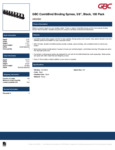 Swingline GBC 4000092G CombBind 5/8" Diameter Binding Spine Spec Sheet Swingline GBC 4000092G CombBind 5/8" Diameter Binding Spine Spec Sheet