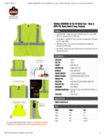 GloWear 8263FRHL Hi-Vis FR Safety Vest - Class 2 Spec Sheet