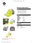 Glowear 8933 Hi-Vis Reflective Snapback Hat Spec Sheet Glowear 8933 Hi-Vis Reflective Snapback Hat Spec Sheet