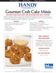 Handy 0.75 oz. Gourmet Crab Cakes Specsheet