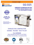 Grease Guardian GG D-25 Brochure Grease Guardian GG D-25 Brochure