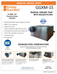 Grease Guardian GGX15M Grease Trap Specsheet