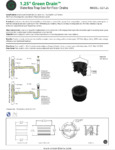 Green Drain GD125 Spec Sheet Green Drain GD125 Spec Sheet