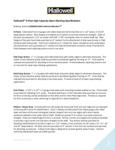 Hallowell Hi-Cap Specsheet Hallowell Hi-Cap Specsheet